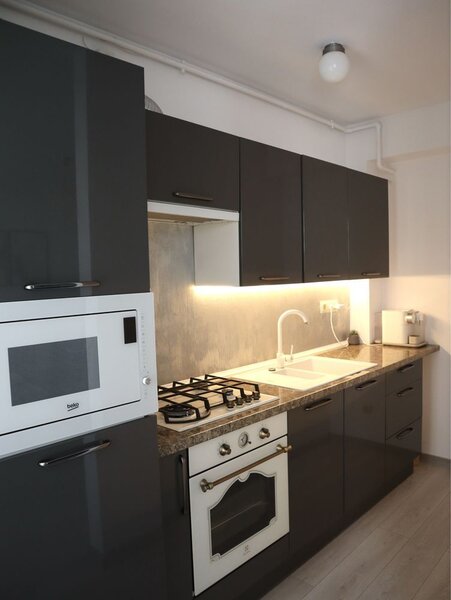 Pipera, rond OMV, com. 0%, apt. 2 cam. mobilat si utilat lux, bloc 2019.